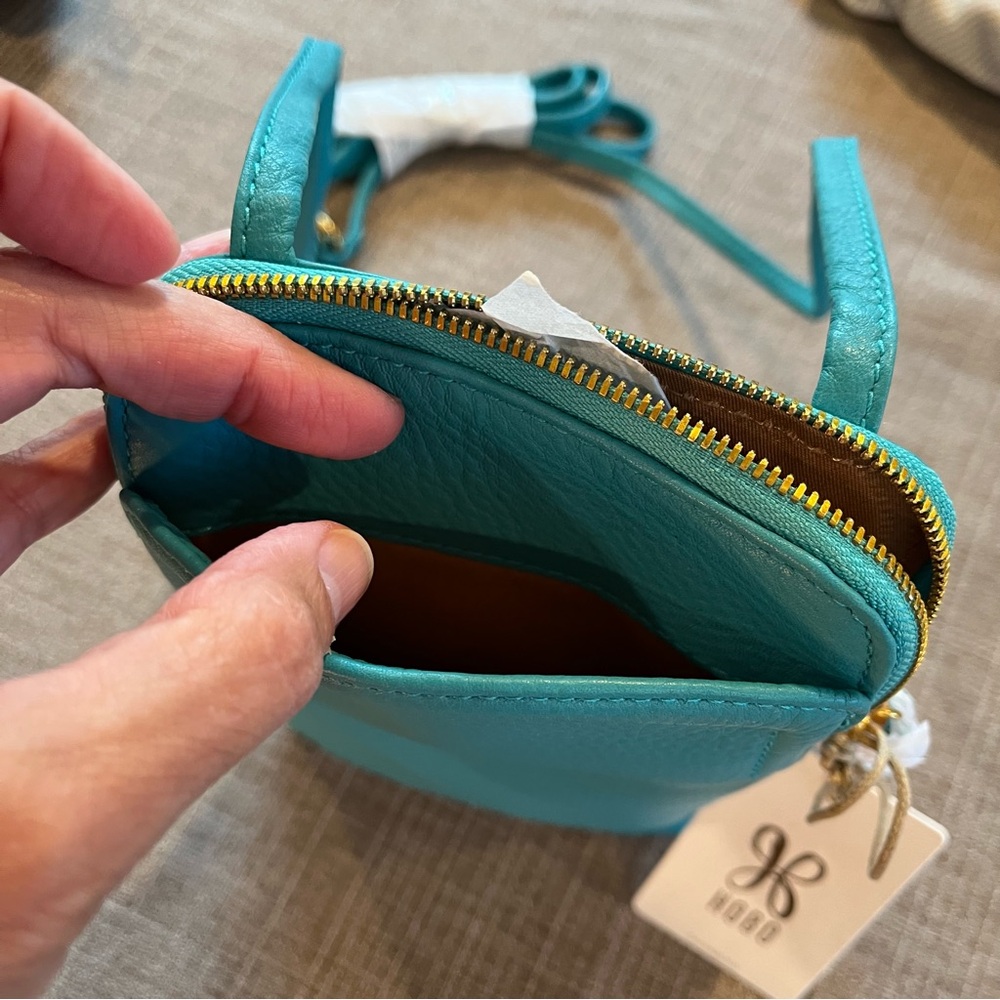 HOBO Nila Turquoise Cellphone Crossbody Bag - Picture 3 of 9